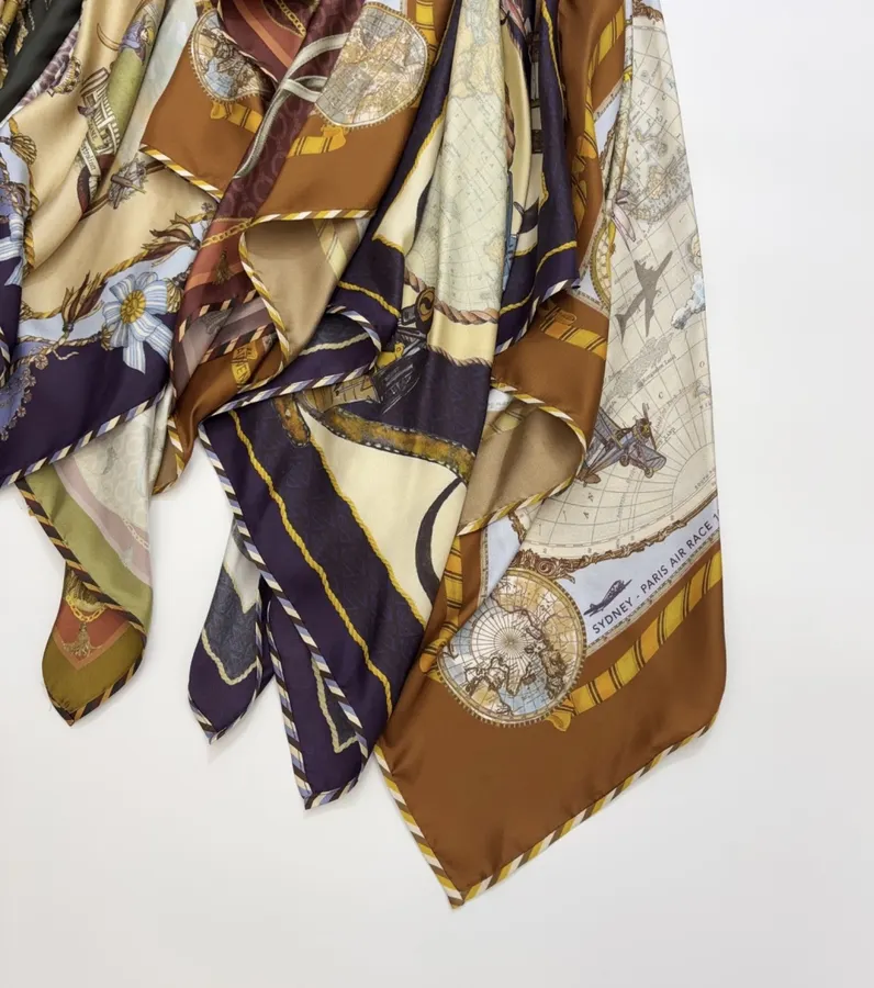Multicolour Scarf-Panel Tie-Waist Maxi Skirt in Multicolor, product view 14