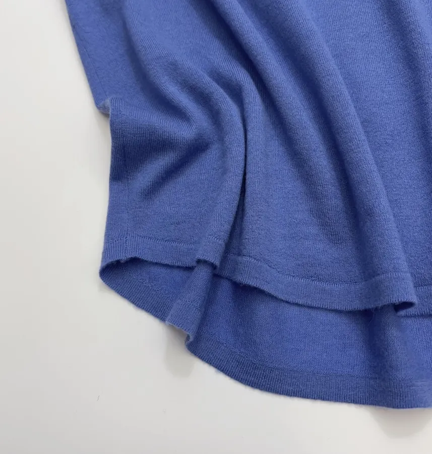 Blue and Charcoal Crew-Neck Sleeveless Top Set in Blue and Charcoal, product view 06