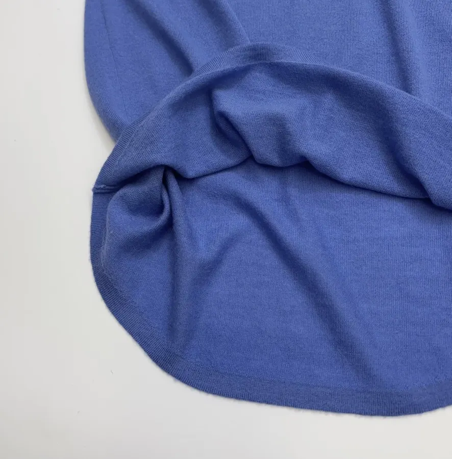 Blue and Charcoal Crew-Neck Sleeveless Top Set in Blue and Charcoal, product view 08