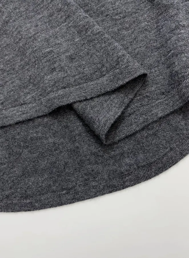 Blue and Charcoal Crew-Neck Sleeveless Top Set in Blue and Charcoal, product view 16