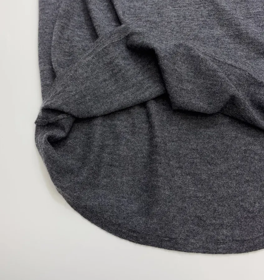 Blue and Charcoal Crew-Neck Sleeveless Top Set in Blue and Charcoal, product view 17