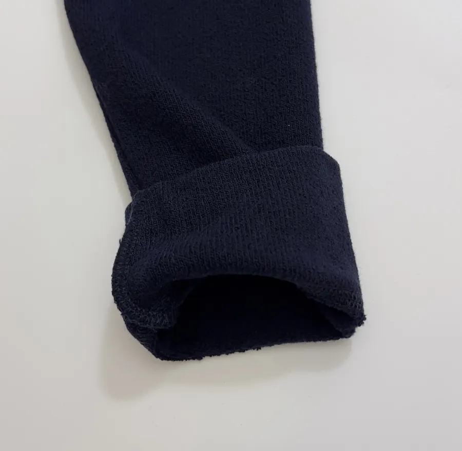 Navy Hooded Button-Front Jacket in Navy, product view 06