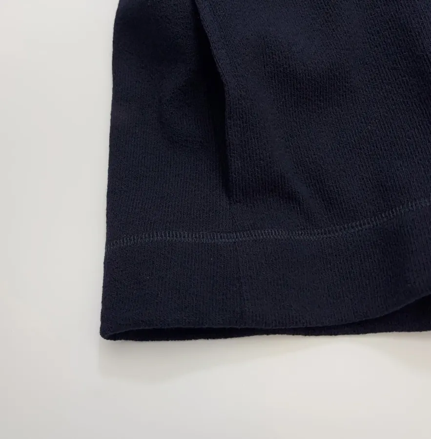 Navy Hooded Button-Front Jacket in Navy, product view 08