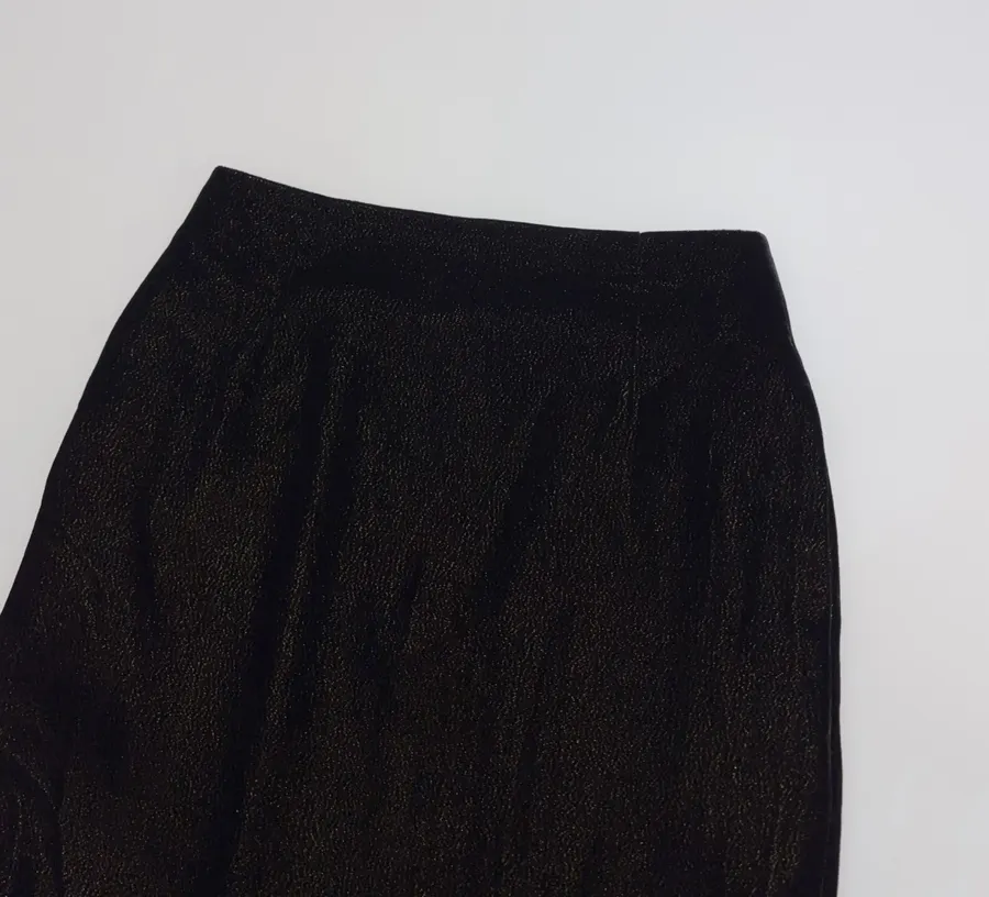 Black Velvet-Panel Strapless Mini Dress in Black, product view 02