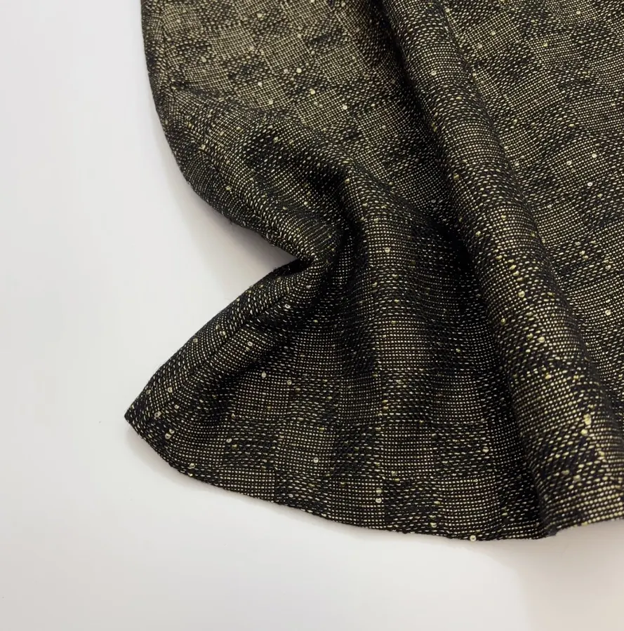 Charcoal Check Full Midi Skirt in Dark Gray, product view 07