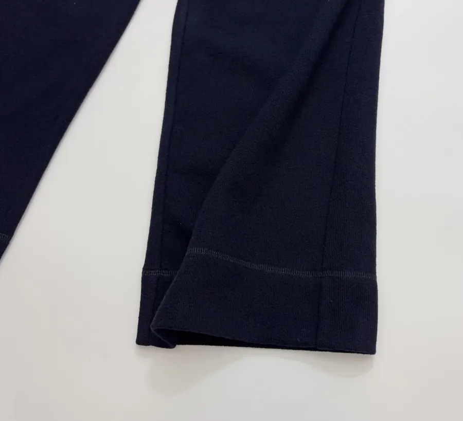 Navy Drawstring-Waist Wide-Leg Trousers in Navy, product view 09