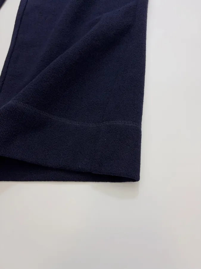 Navy Drawstring-Waist Wide-Leg Trousers in Navy, product view 11