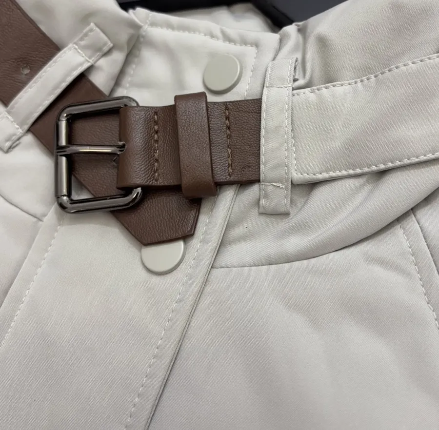 Coat Warm Fashionable Loose Casual Top in Light Gray, product view 04