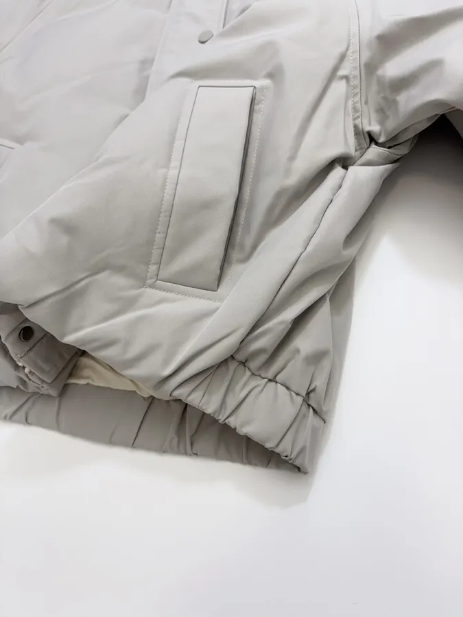 Coat Warm Fashionable Loose Casual Top in Light Gray, product view 15