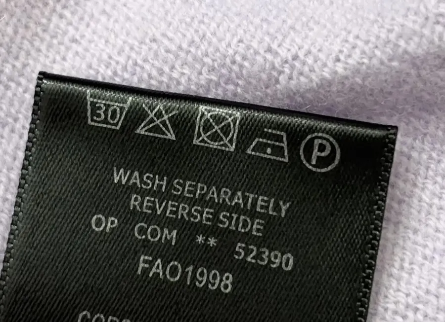Macaron Cashmere Collared Long-Sleeve Knit Top in Lavender, product view 15