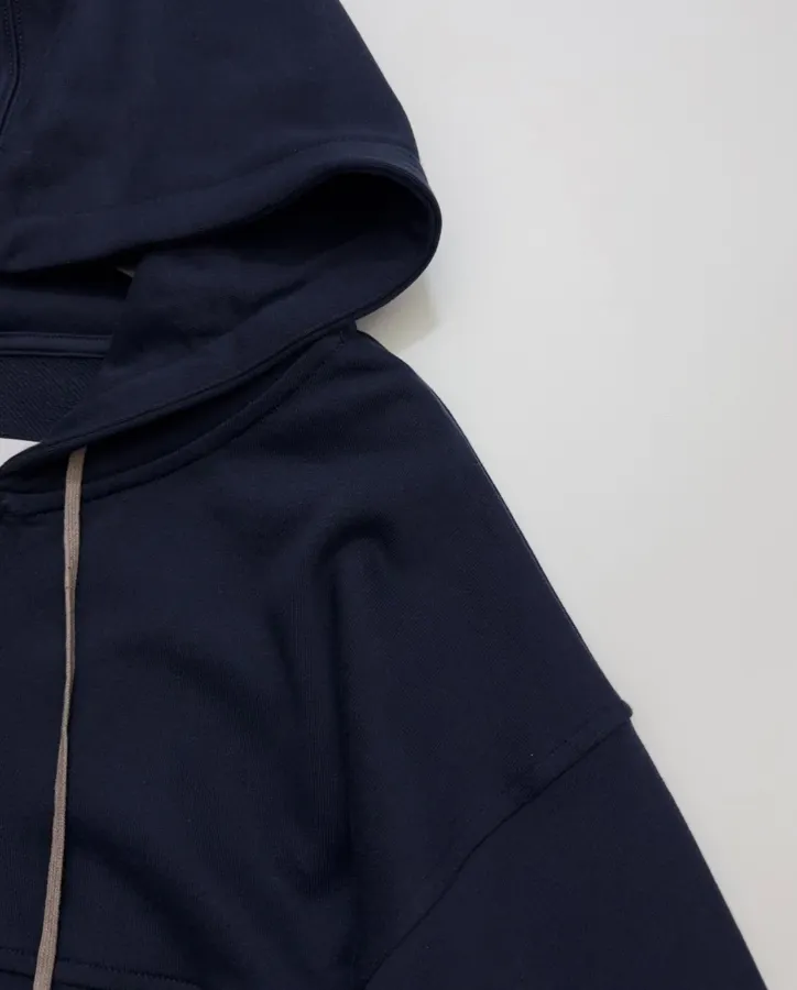 Logo Graphic Crew-Neck Sweatshirt in Navy, product view 03
