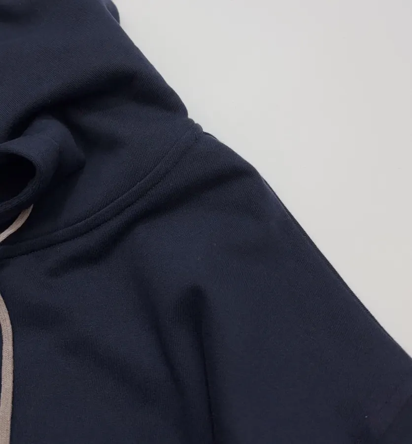 Logo Graphic Crew-Neck Sweatshirt in Navy, product view 05