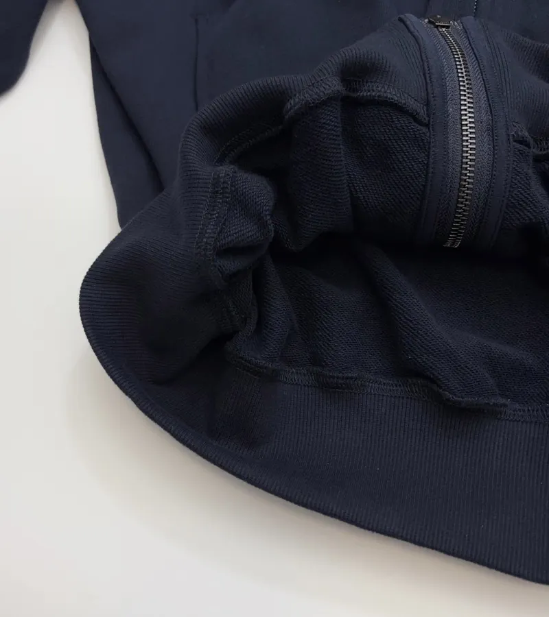 Logo Graphic Crew-Neck Sweatshirt in Navy, product view 16