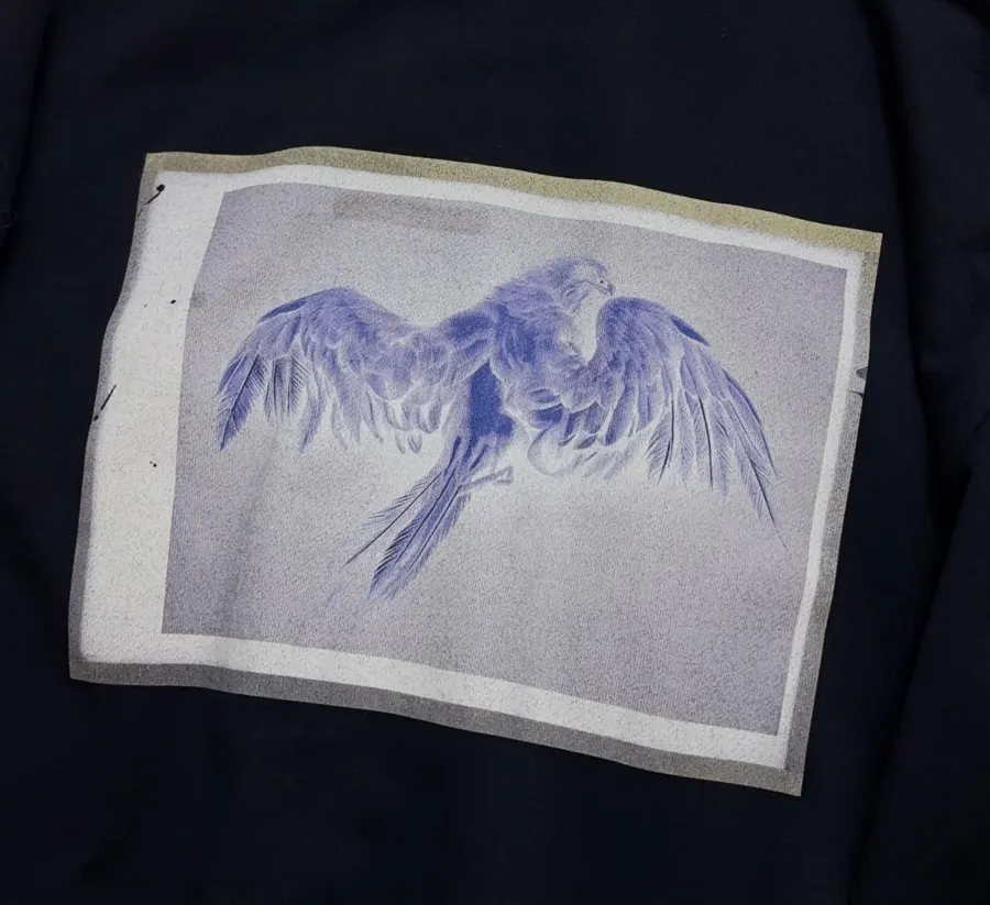 Logo Graphic Crew-Neck Sweatshirt in Navy, product view 19