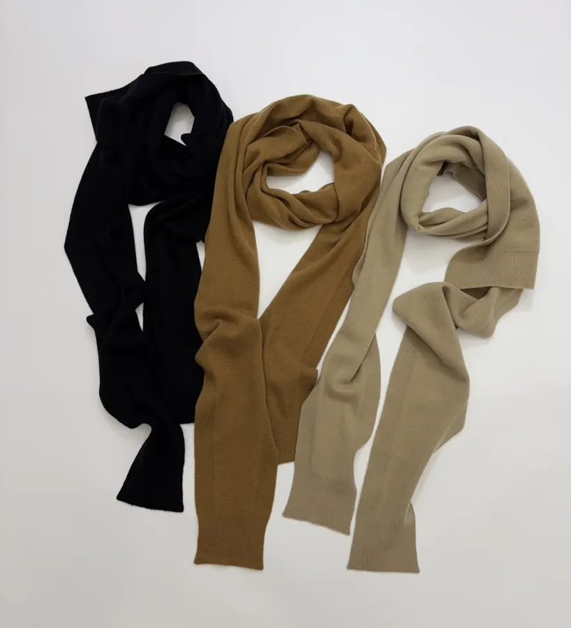 Solid Color Wool Shawl in Brown, product view 02