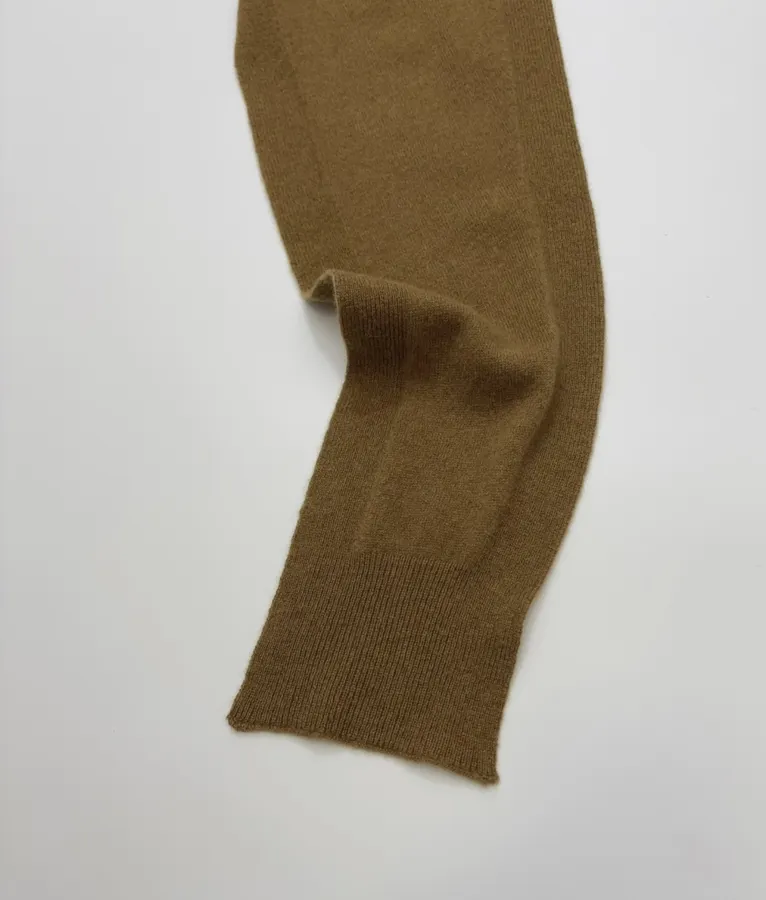 Solid Color Wool Shawl in Brown, product view 07