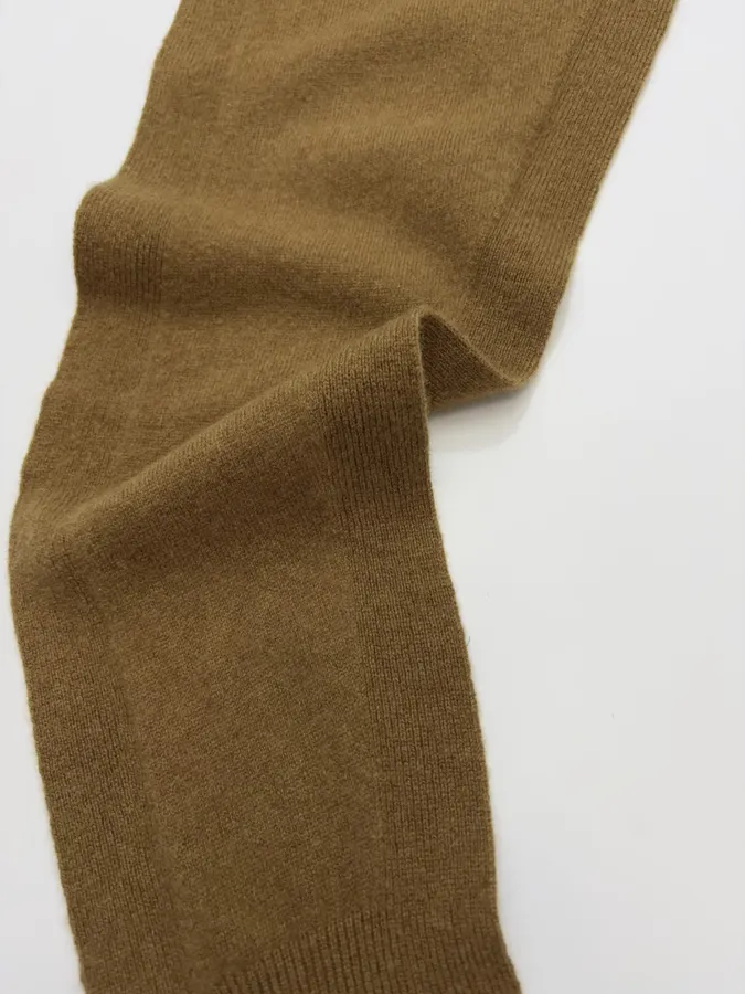 Solid Color Wool Shawl in Brown, product view 12