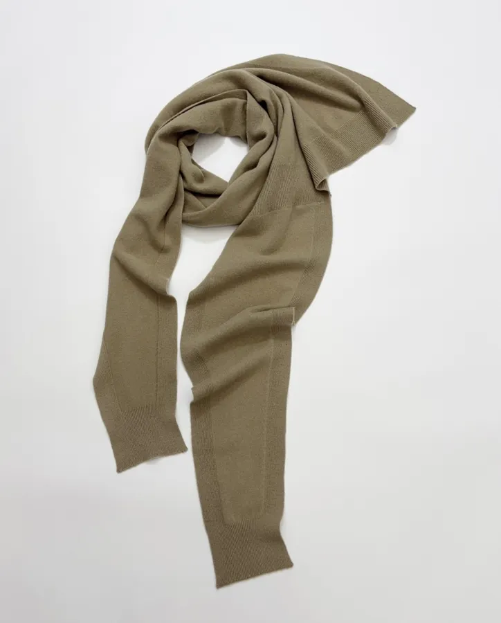 Solid Color Wool Shawl in Brown, product view 15