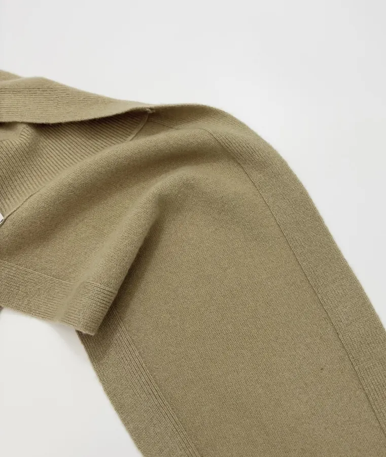 Solid Color Wool Shawl in Brown, product view 19