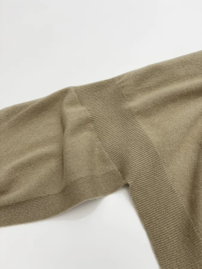 Solid Color Wool Shawl in Brown, product view 20