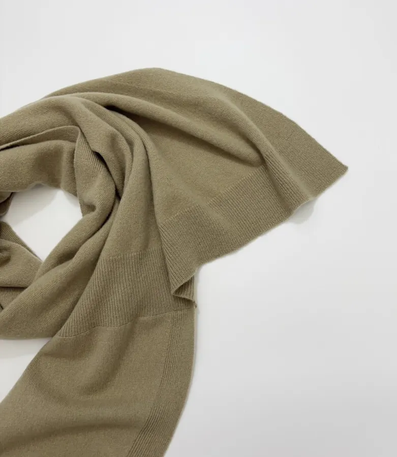 Solid Color Wool Shawl in Brown, product view 21
