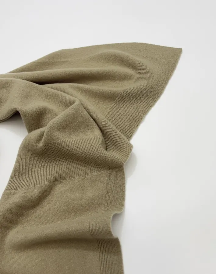 Solid Color Wool Shawl in Brown, product view 22
