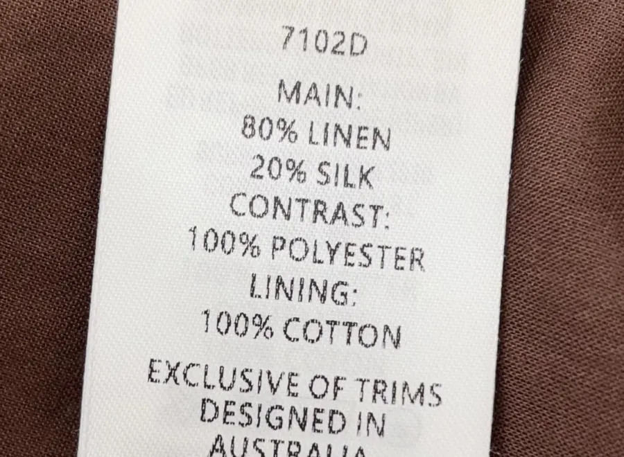 Sleeveless Straight-cut Short Dress Genuine Silk-Linen Weave Retro in Olive Green, product view 16