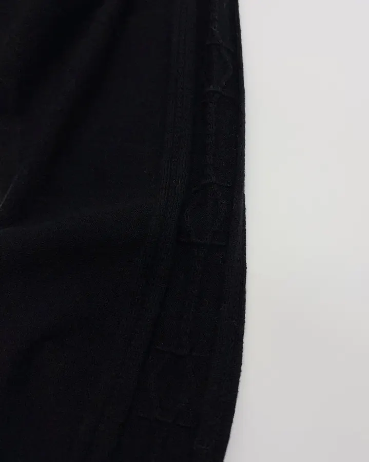 Jacquard Pattern Cable-knit Wool Sweater in Black, product view 04