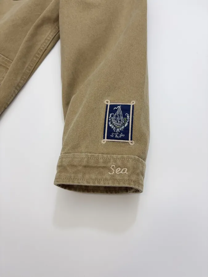 Khaki Patch-Pocket Utility Jacket in Khaki, product view 07