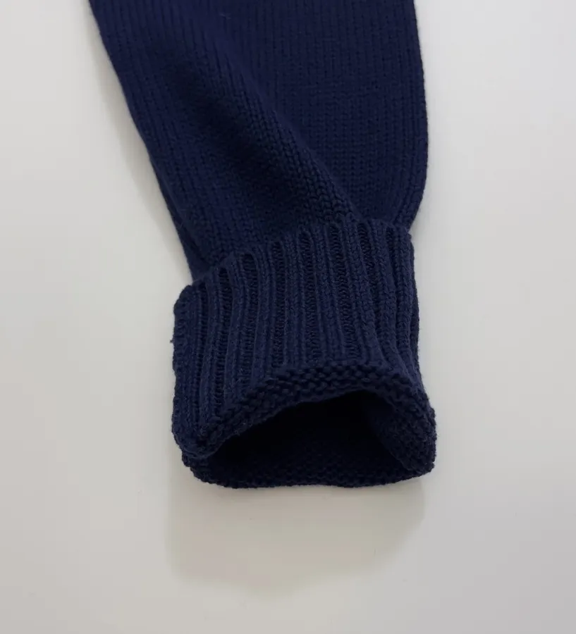 Navy Golf Club Bear Crew-Neck Sweater in Navy, product view 08