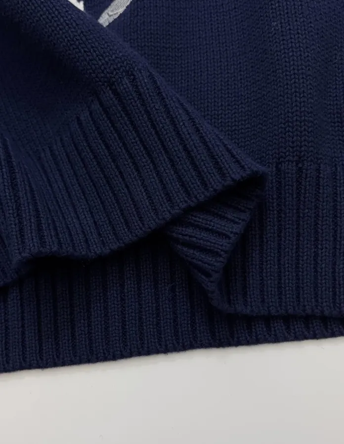 Navy Golf Club Bear Crew-Neck Sweater in Navy, product view 11