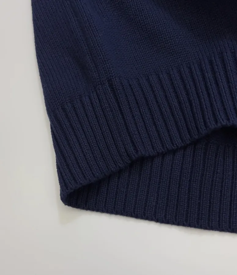 Navy Golfer Bear with Bag Crew-Neck Sweater in Navy, product view 12