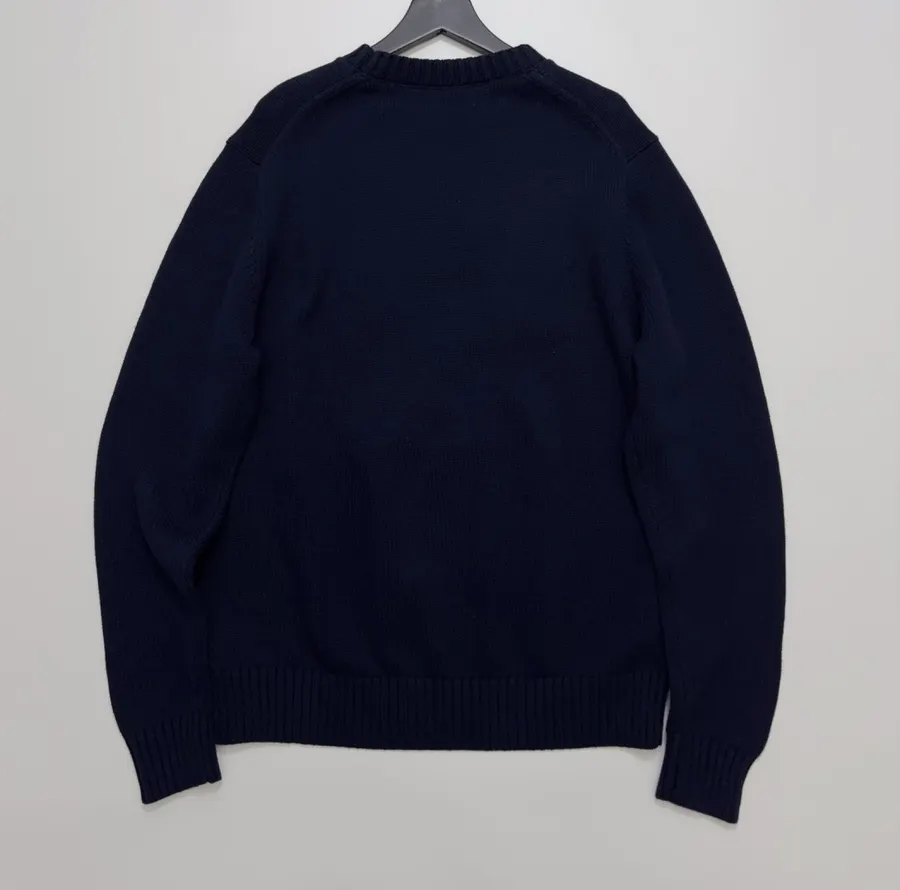 Navy Golfer Bear with Bag Crew-Neck Sweater in Navy, product view 14