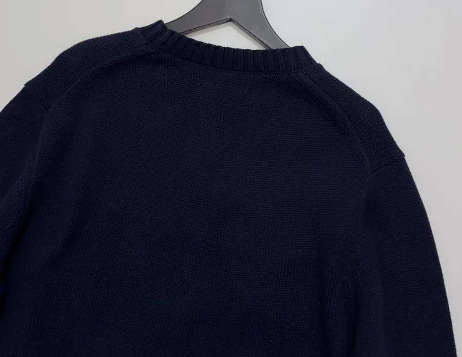 Navy Golfer Bear with Bag Crew-Neck Sweater in Navy, product view 15