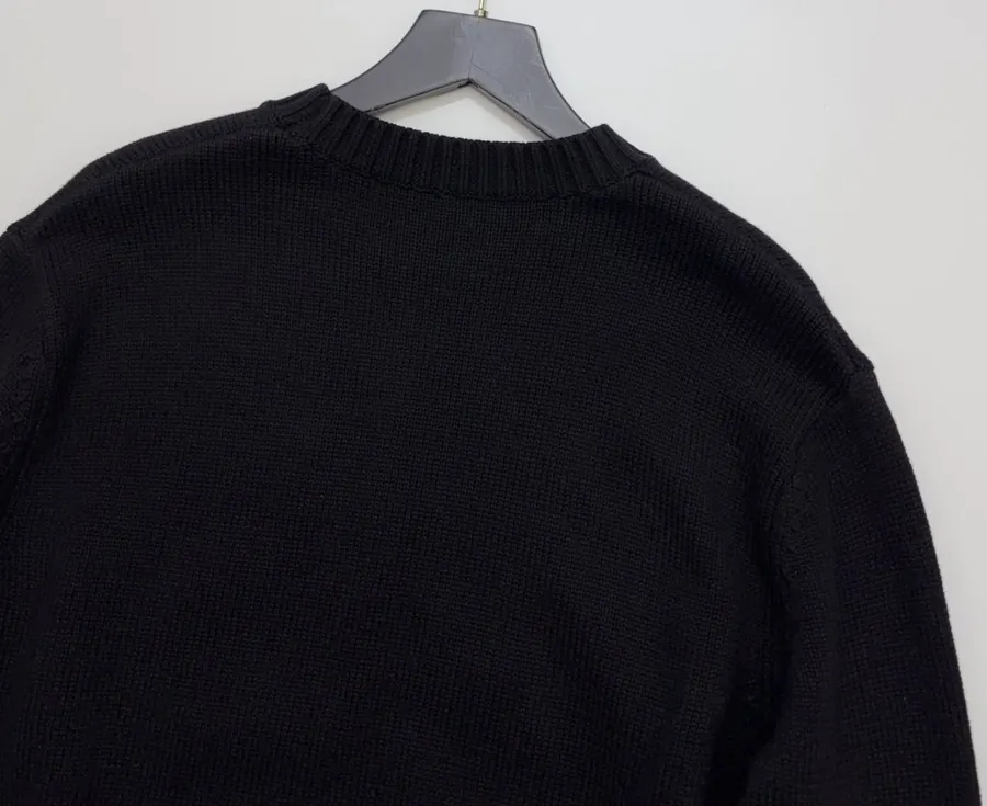 Black Red-Jacket Bear Crew-Neck Sweater in Black, product view 13