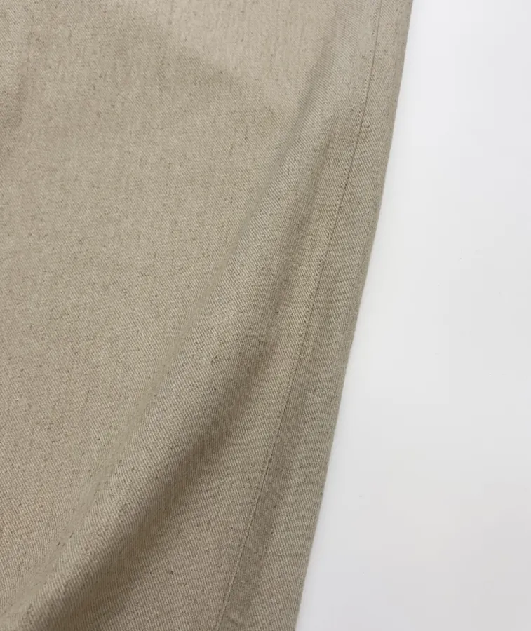 Beige High-Waist Straight Wide-Leg Trousers in Beige, product view 13