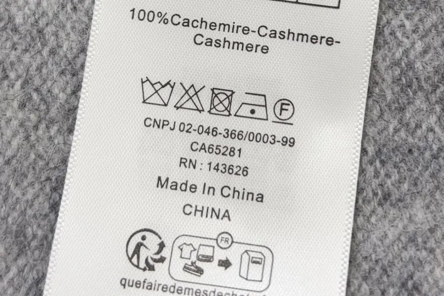 Embroidered Long-Sleeve Pullover Knit Shirt in Gray, product view 16