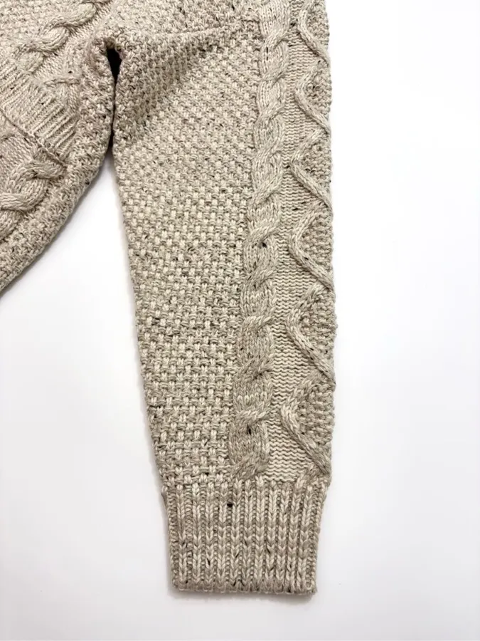 Carven Relaxed V-neck knit sweater in As Shown, product view 08