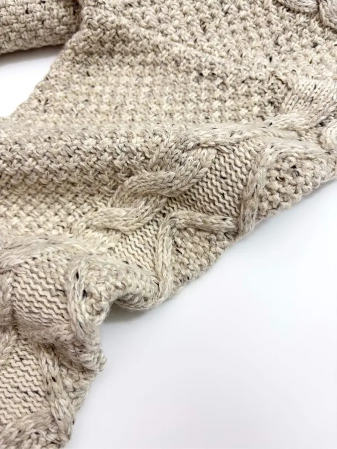 Carven Relaxed V-neck knit sweater in As Shown, product view 09