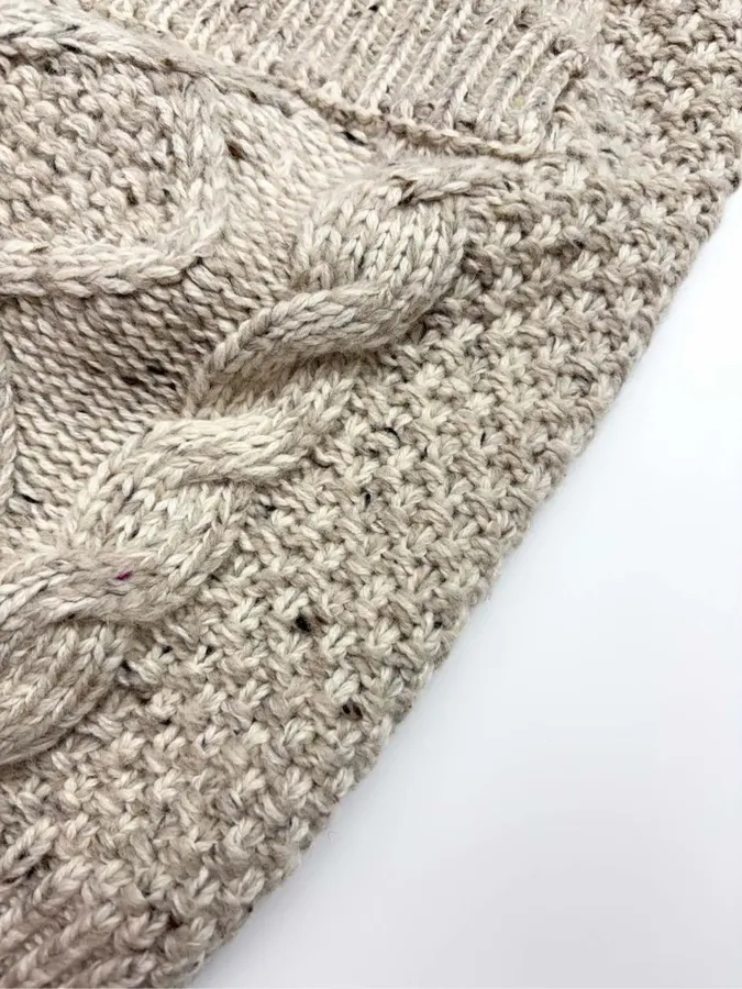 Carven Relaxed V-neck knit sweater in As Shown, product view 13