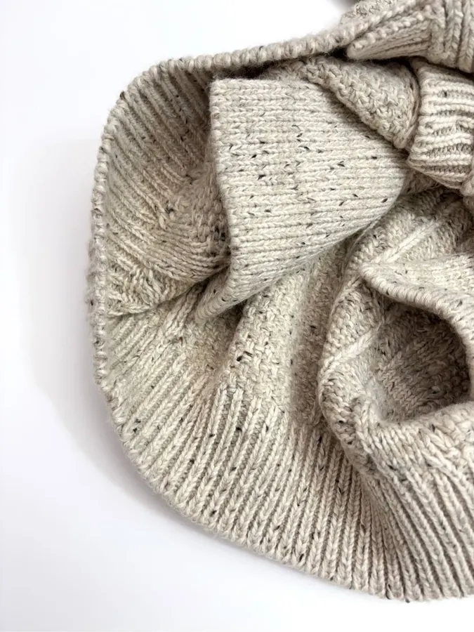 Carven Relaxed V-neck knit sweater in As Shown, product view 16