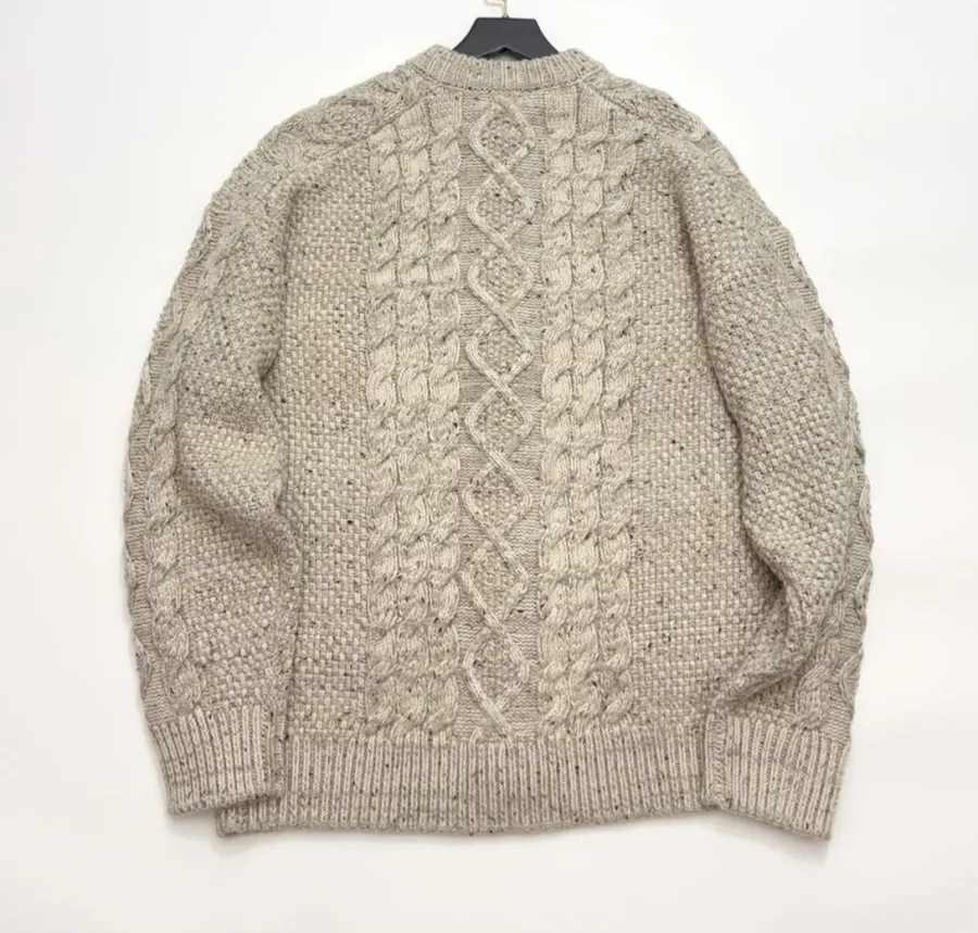 Carven Relaxed V-neck knit sweater in As Shown, product view 18
