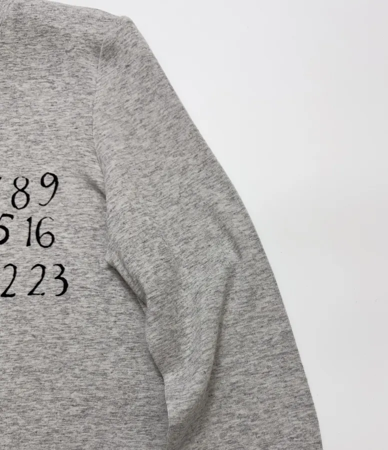 Letter-Print Stretch Crew-Neck Long-Sleeve T-Shirt in As Shown, product view 05