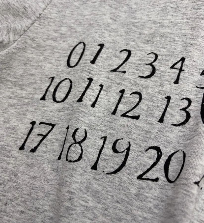 Letter-Print Stretch Crew-Neck Long-Sleeve T-Shirt in As Shown, product view 07