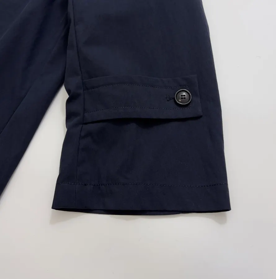MM6 Maison Margiela Notched-collar mid-length relaxed trench coat in As Shown, product view 08