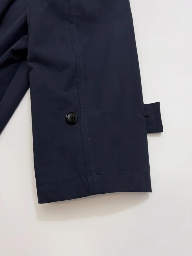 MM6 Maison Margiela Notched-collar mid-length relaxed trench coat in As Shown, product view 15