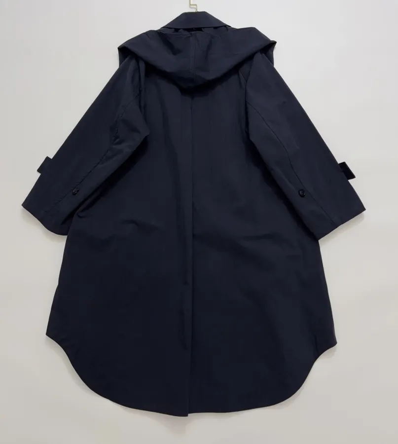 MM6 Maison Margiela Notched-collar mid-length relaxed trench coat in As Shown, product view 16