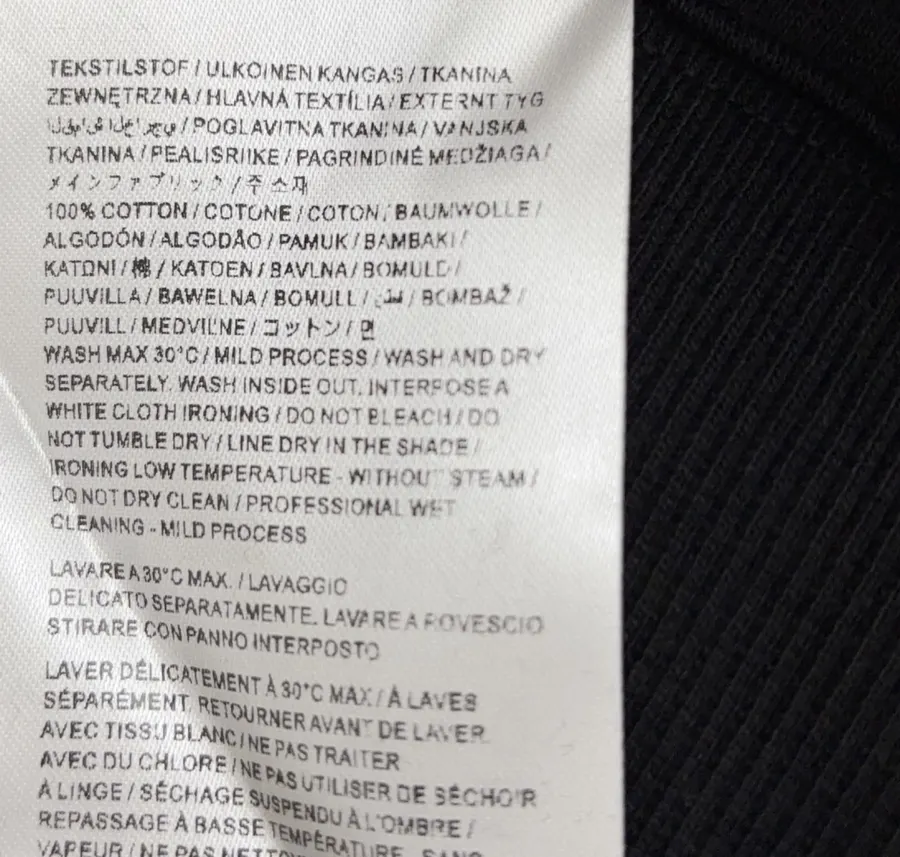 MM6 Maison Margiela 黑色拼接面料 连帽宽松拉链外套，黑色，商品图 19