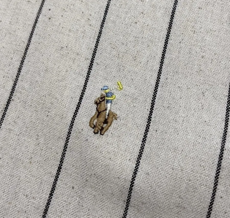 Polo Ralph Lauren 米色细条纹宽松衬衫，米色，商品图 6