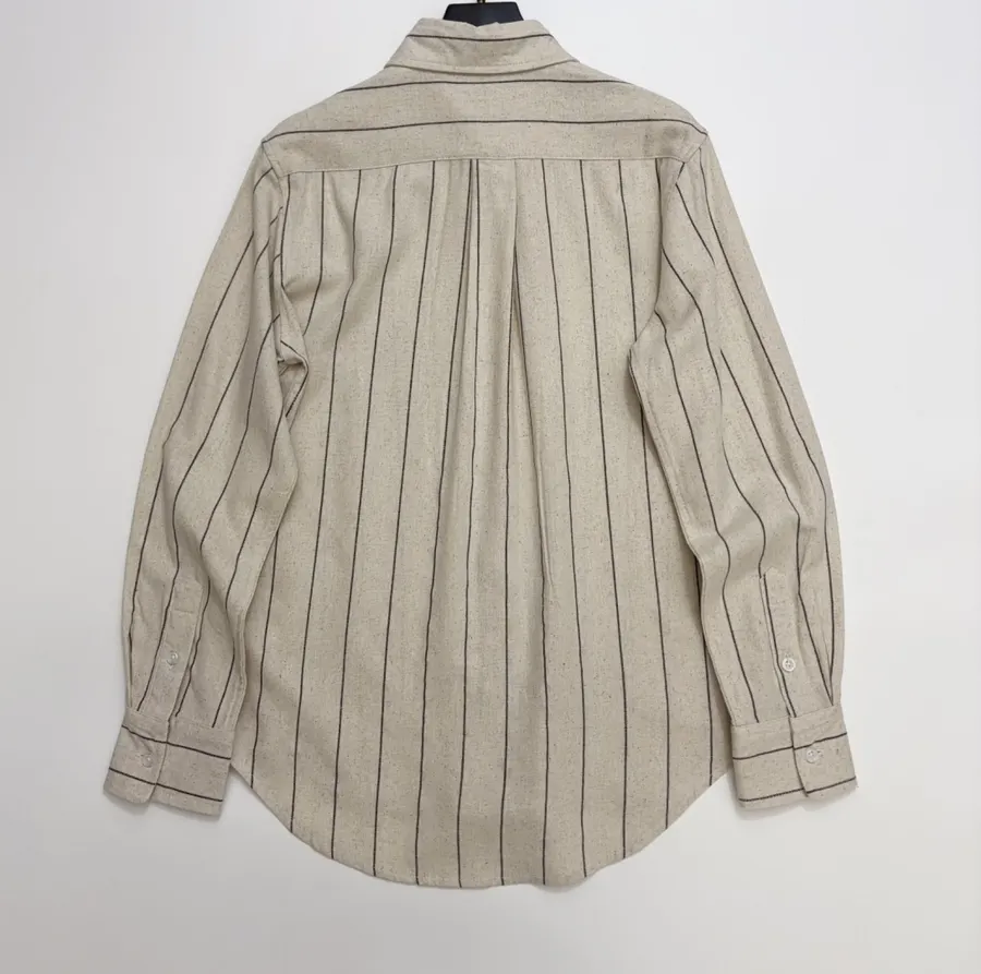 Polo Ralph Lauren 米色细条纹宽松衬衫，米色，商品图 11
